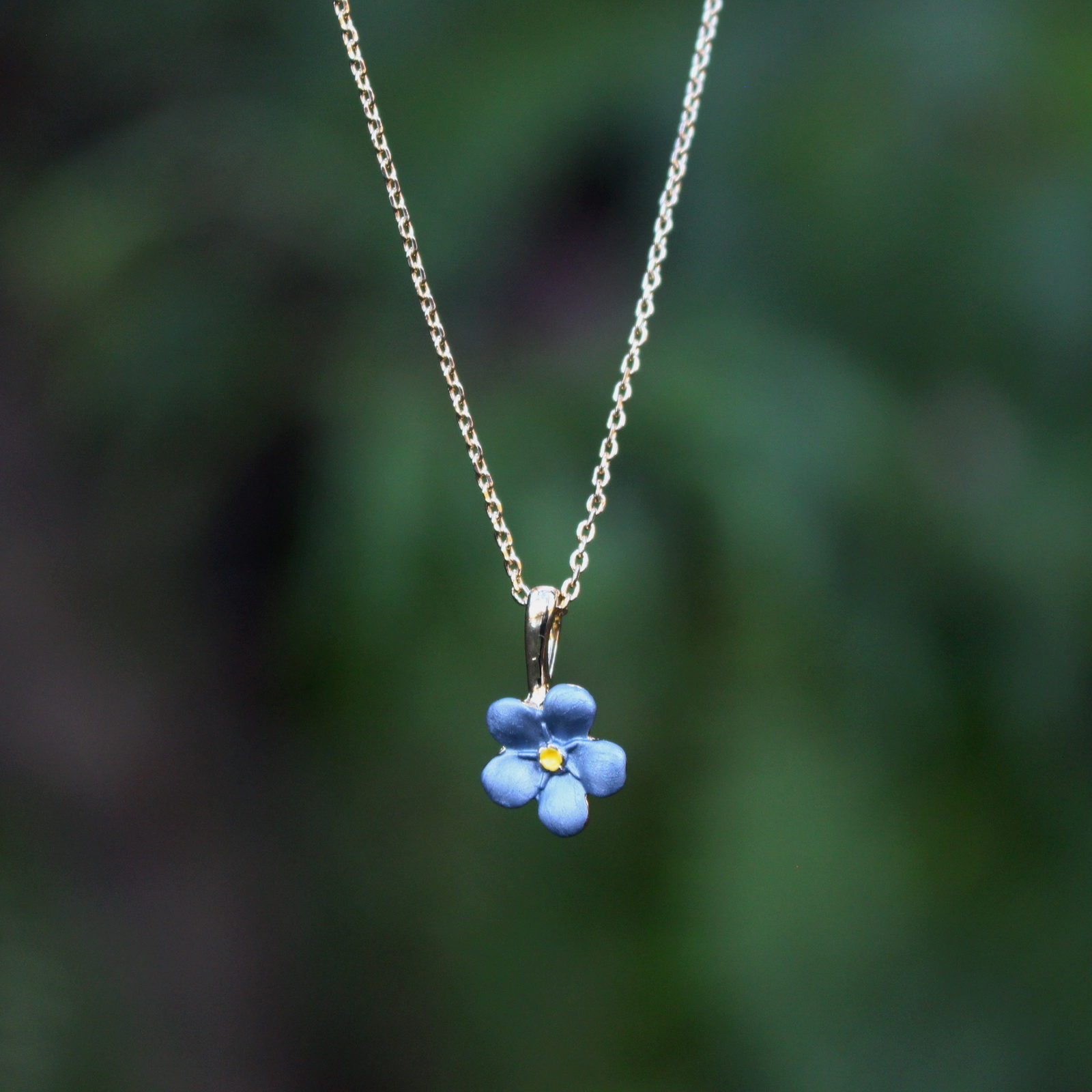forget-me-not-blue-flower-gold-plated-mini-necklace-ath-1046