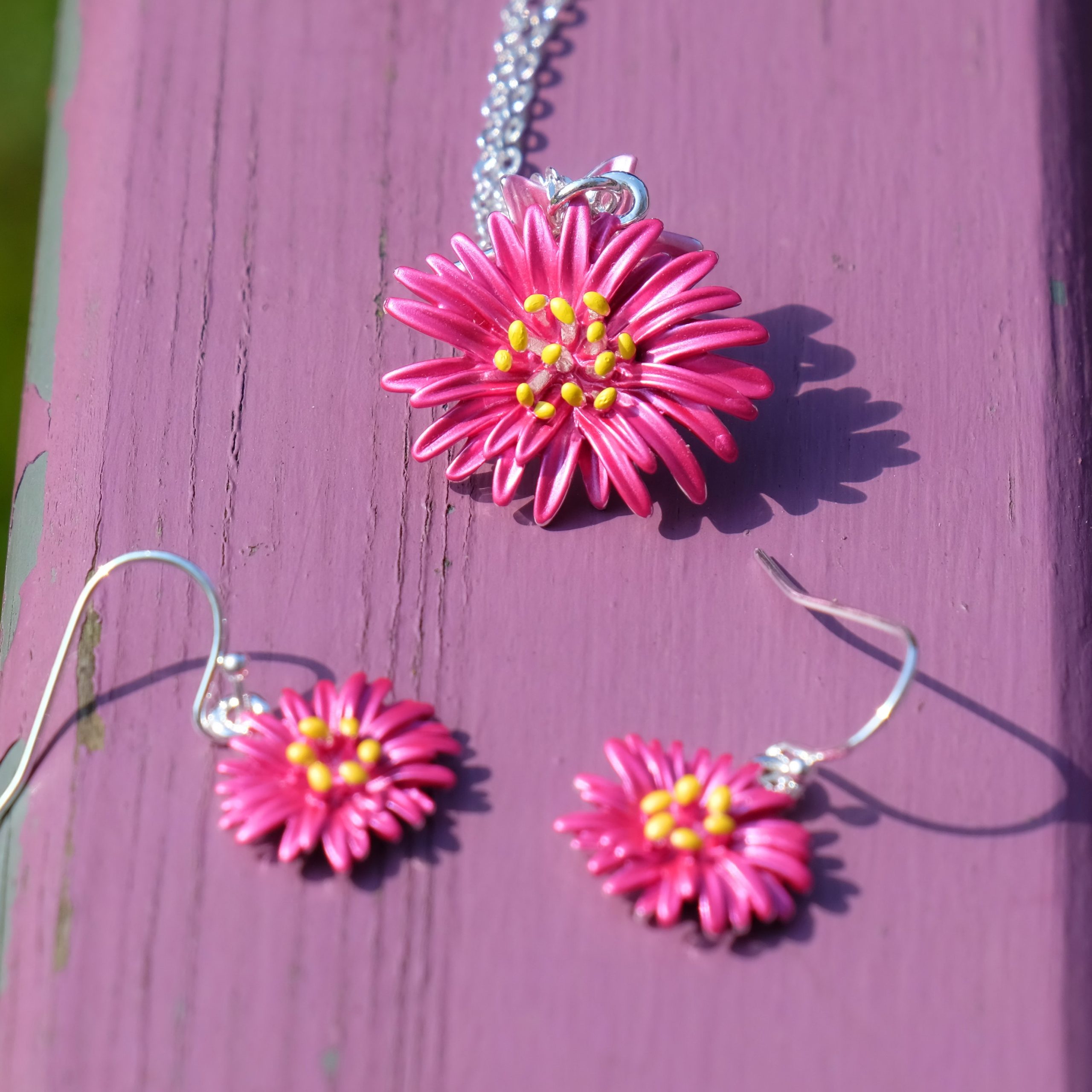 Aster - September birth flower - alexander thurlow flower jewellery